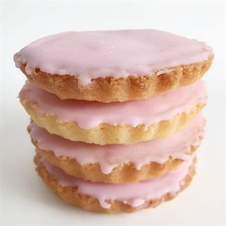Vegan roze koeken