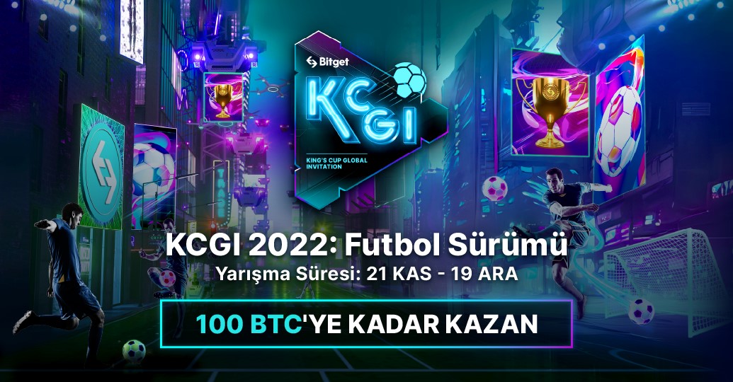 kcgi 2022 20222910074714115 - Bitget, 100 BTC Ödül Havuzlu KCGI 2022: Futbol Yarışmasını Başlatıyor
