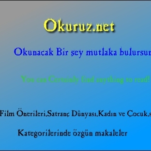 Okumanın keyfi...